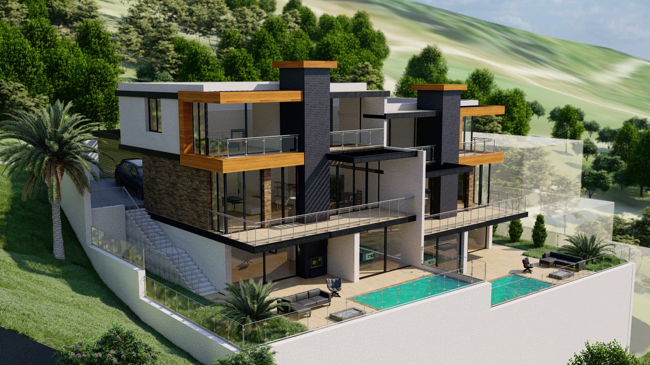 Дом танхаус (S 280м2)