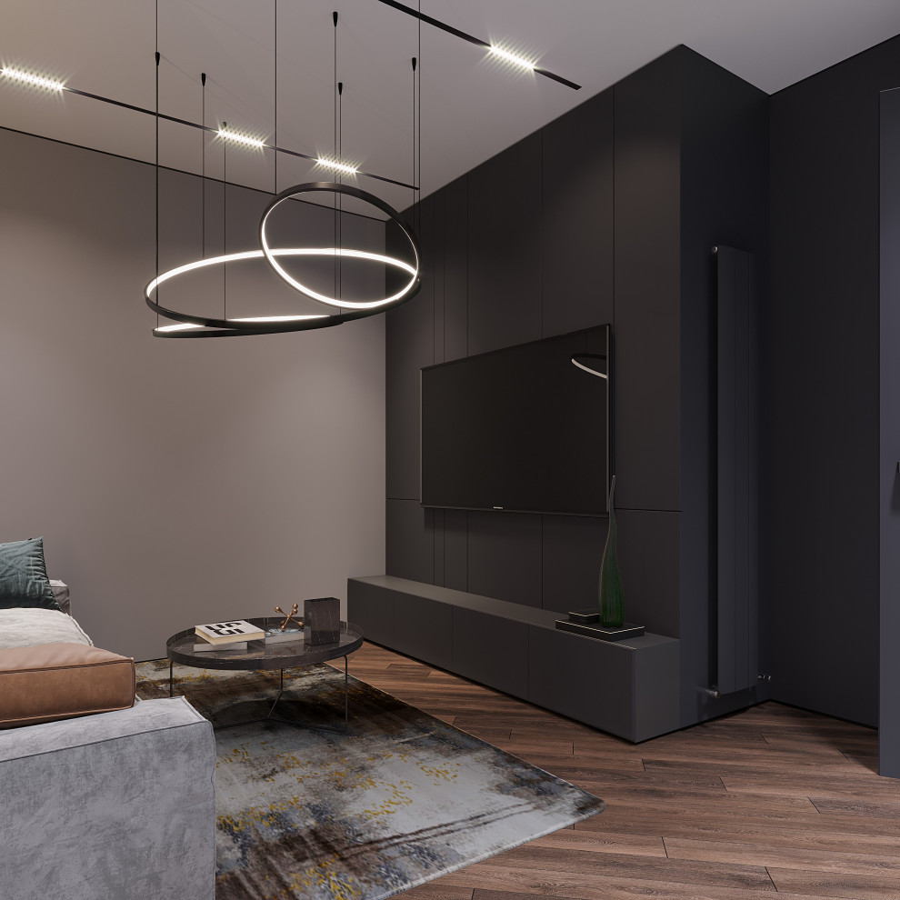 Контрастный проект квартиры в Кранодаре