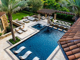 Mediterranean Pool by Ledge Lounger