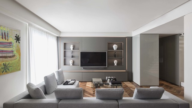 PRIVATE RESIDENCE MILAN contemporary-living-room