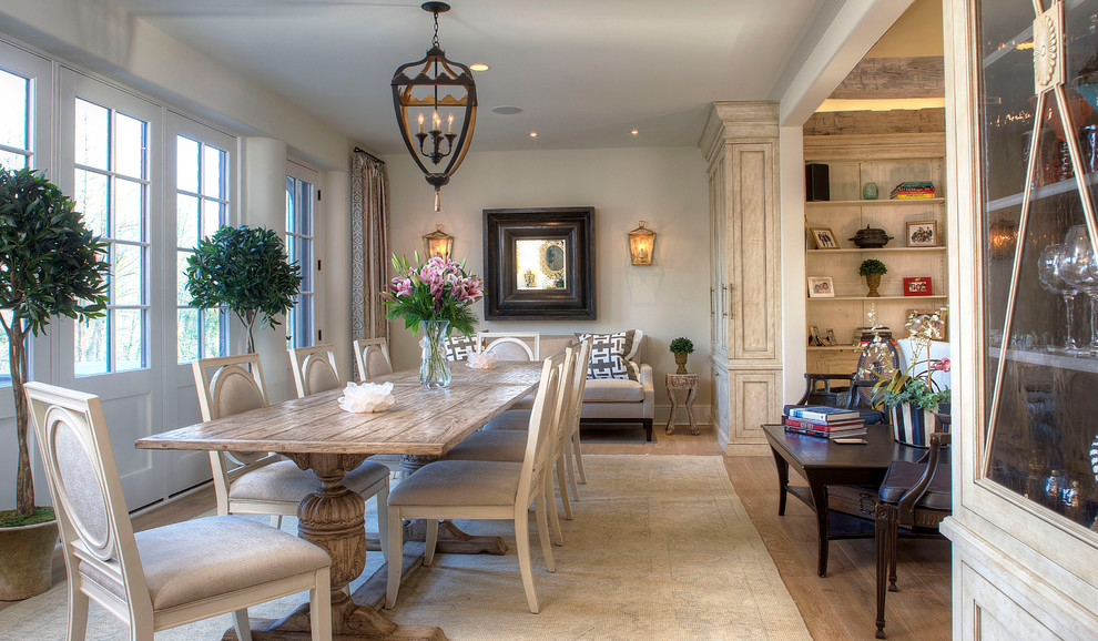 Photo of a transitional dining room in Philadelphia.