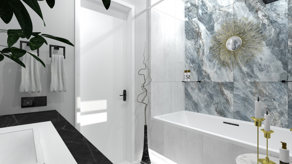 ДОМ В РОСЛАВЛЕ В СИНИХ ОТТЕНКАХ