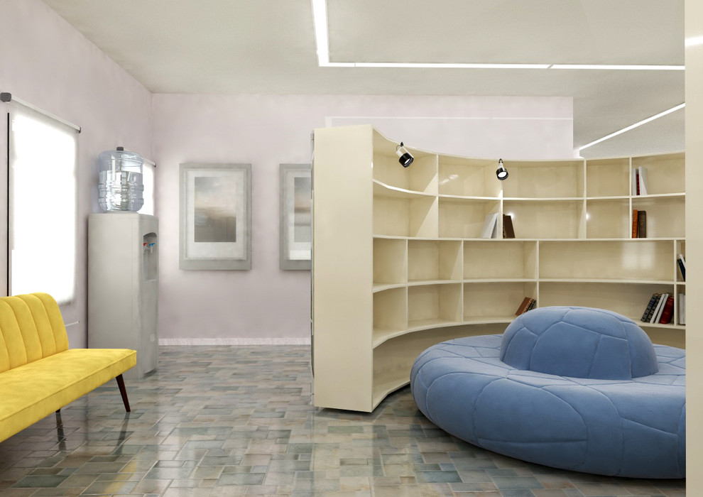 "Выставочно-библиотечный зал" проект для музея Находки