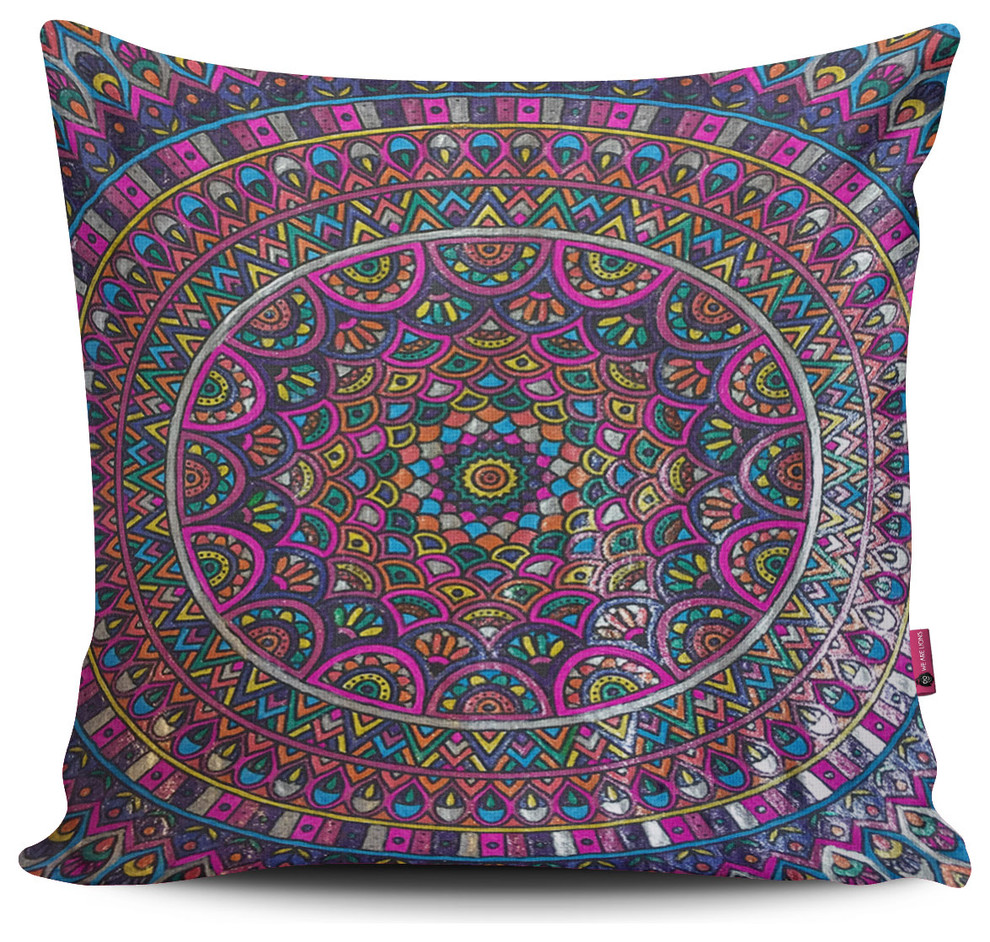 16"x16" Double Sided Pillow, "Psychedlic Furs" by Brandon A'Neals
