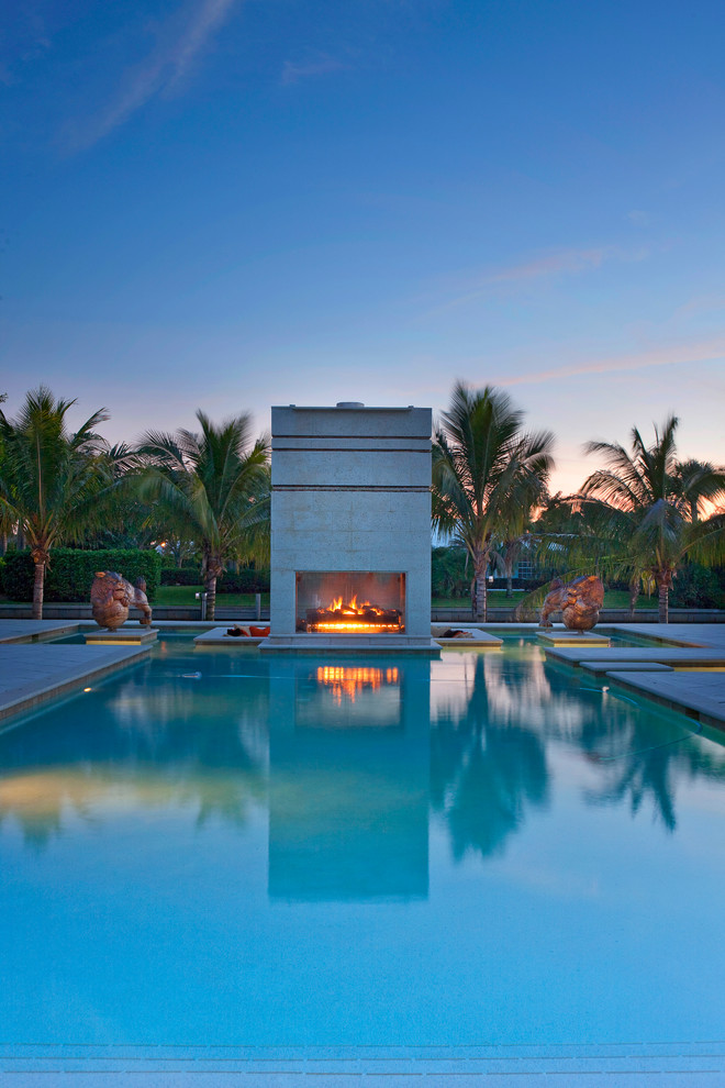 Custom Built Homes - Pool - Miami - by Barkley International Design ...