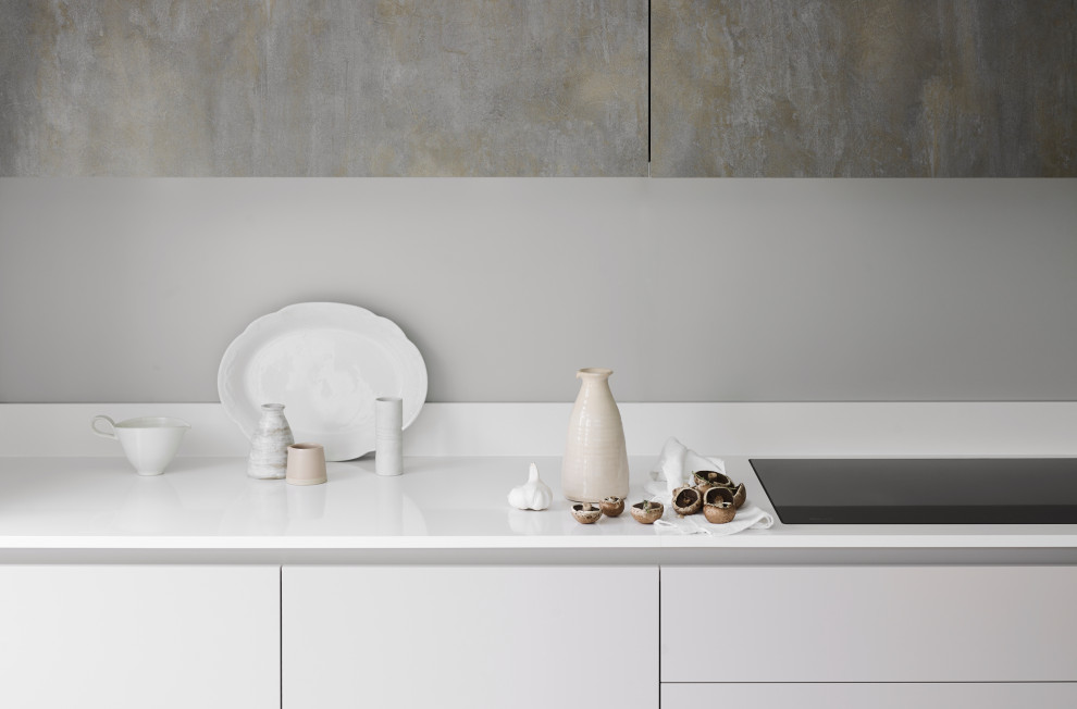 This is an example of a scandinavian kitchen in London.