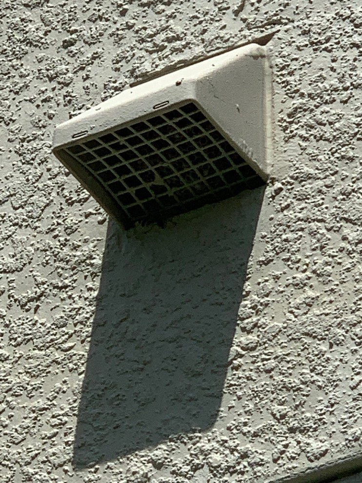 Exhaust Fan in Bathroom on 1st Floor is leaking water when it rains