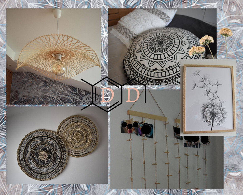 Décoration d'une chambre d'adolescente - Ambiance Bohème