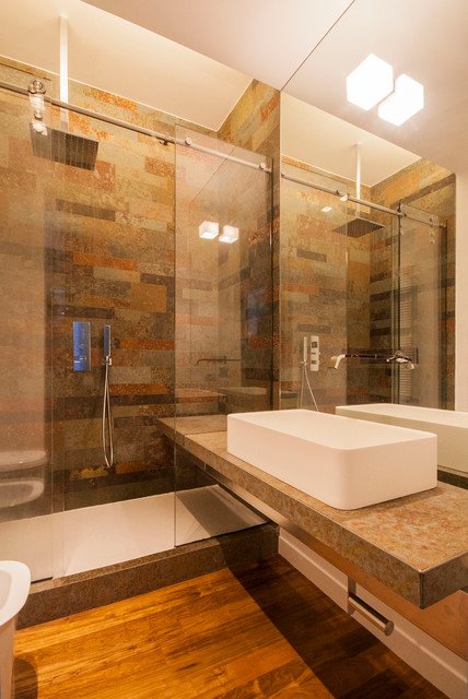 Loft contemporary-bathroom