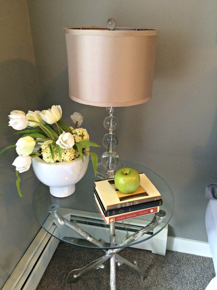 Inspiration for a transitional home design remodel in Calgary