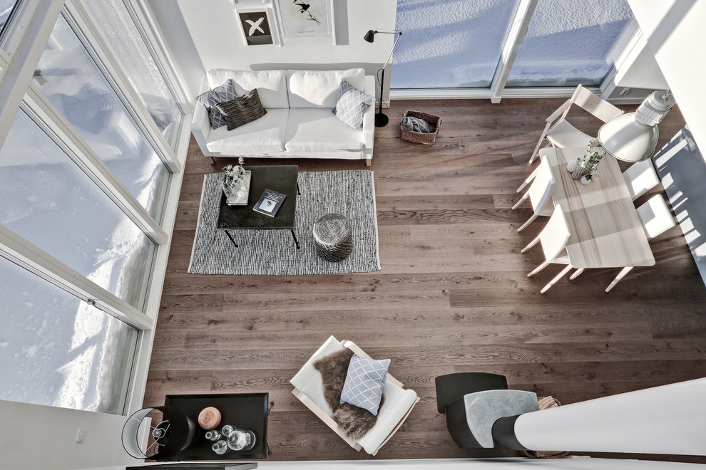 Inspiration för ett funkis vardagsrum