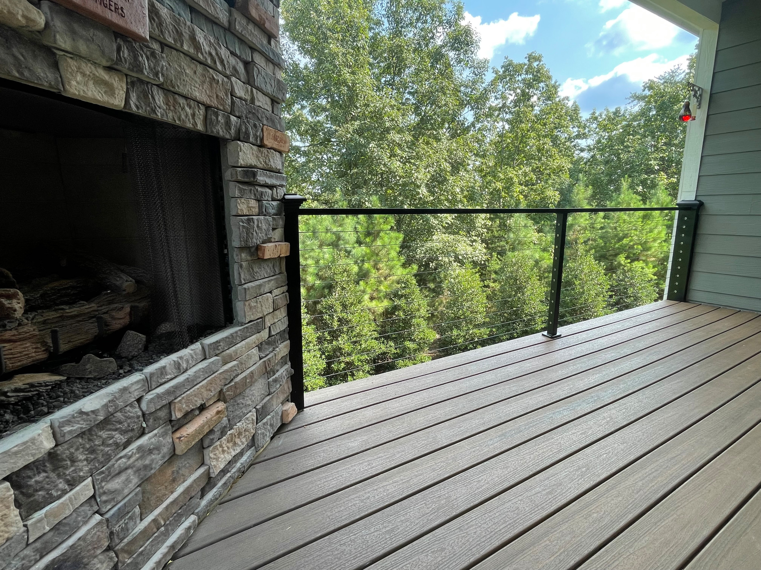 Custom deck and railing