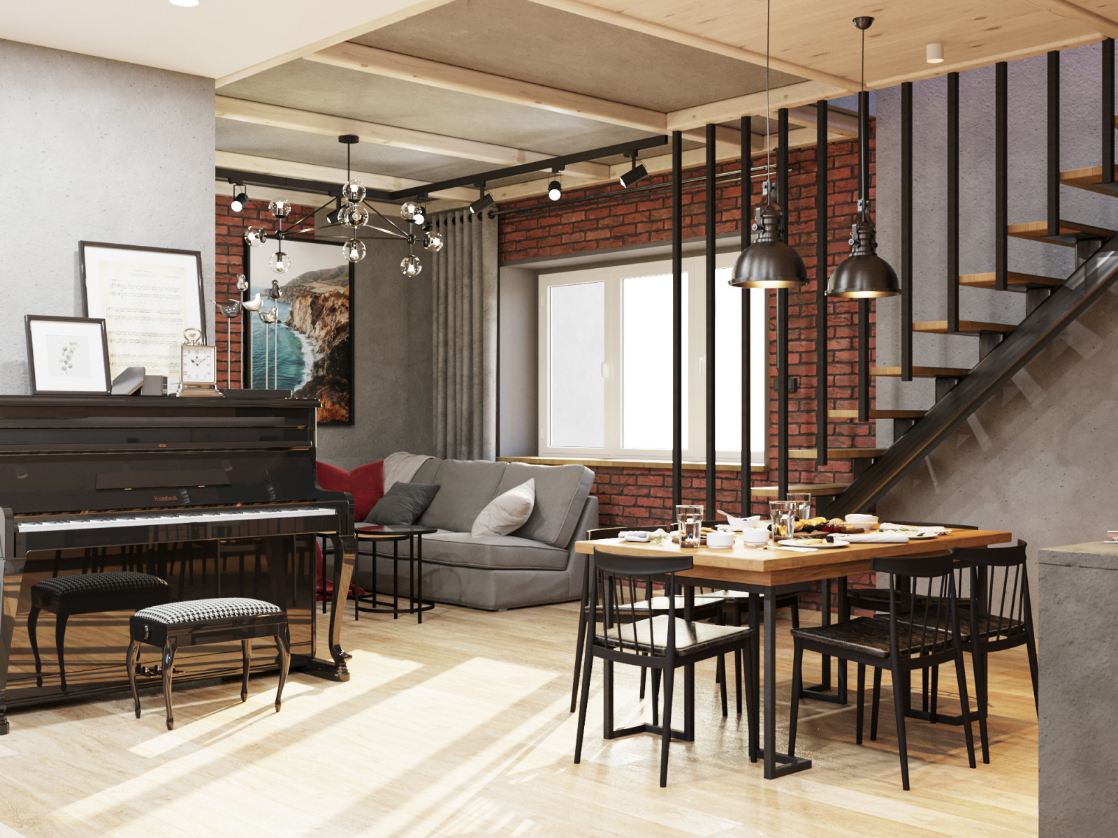 Дача в стиле "ЛОФТ"