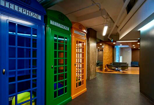 Английские телефонные будки