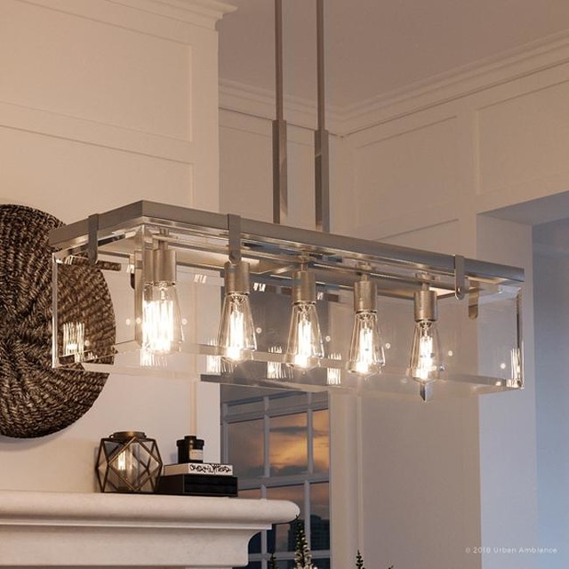 Luxury Modern Farmhouse Chandelier, Bristol Series Transitional