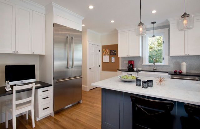 City Open Floorplan transitional-kitchen