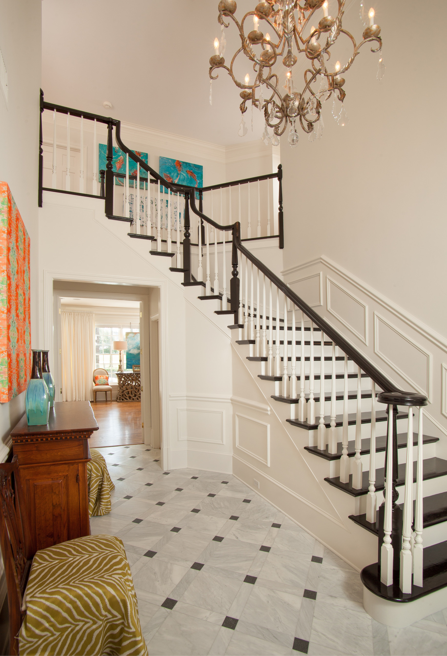 Inspiration for a large timeless staircase remodel in Jacksonville