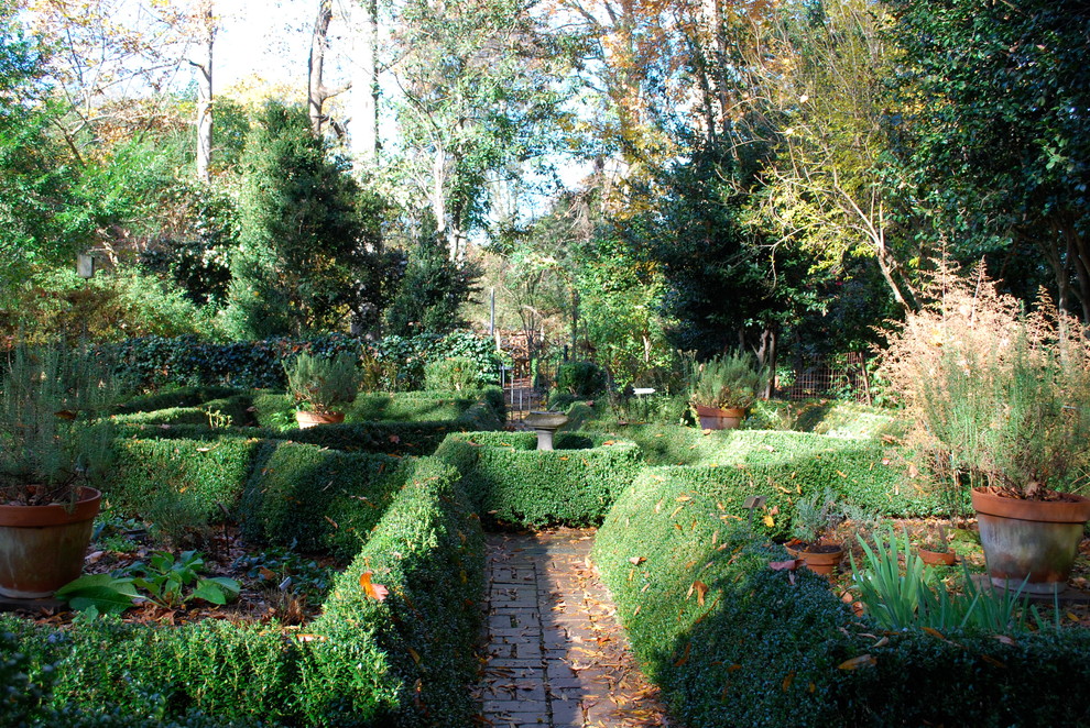 Eclectic garden in Charlotte.
