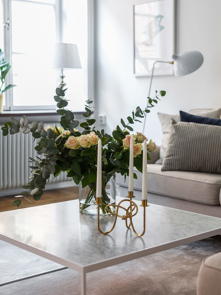Example of a living room design in Stockholm