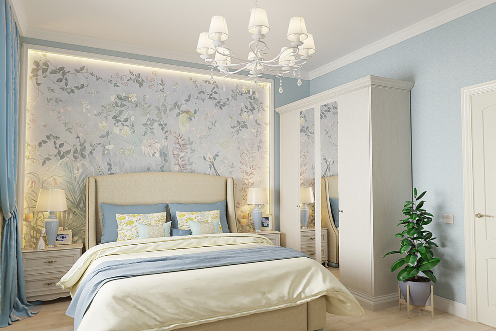 Дизайн-Проект спальни в классическом стиле