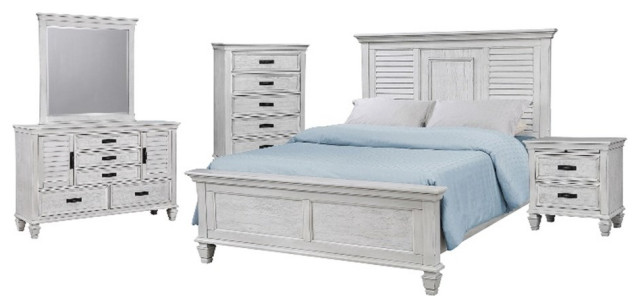 Coaster Franco 5-piece California King Panel Wood Bedroom Set In ...