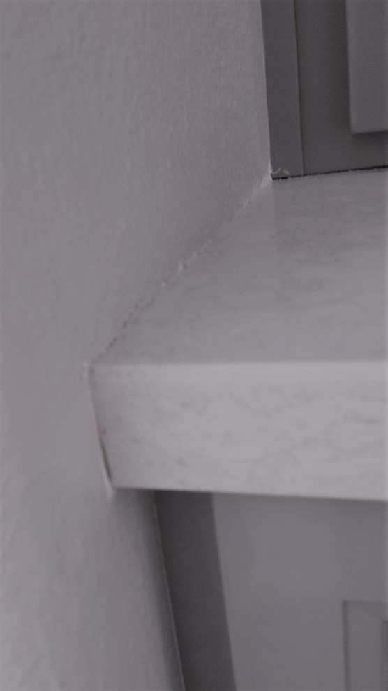 Help removing red marks on quartz from installer