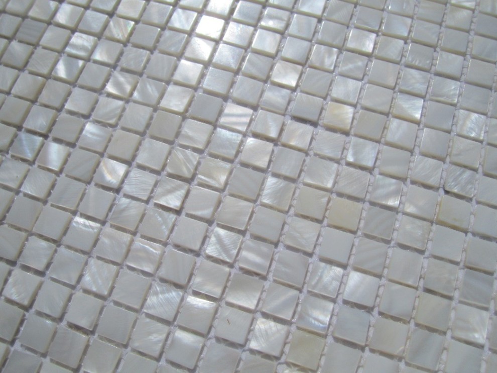 Mother of Pearl Tile Micro Squares 3/8" x 3/8"