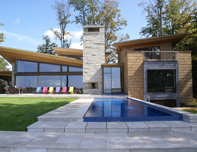 Ave Aquatica Pool modern-fasad