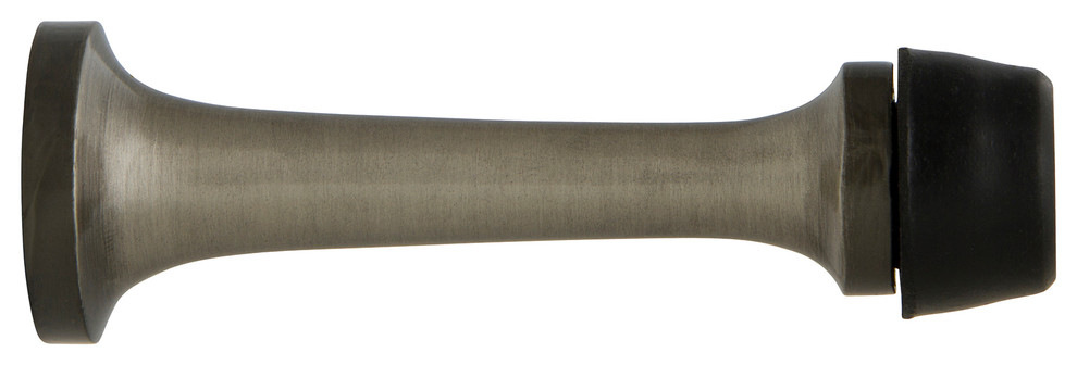 Satin Nickel Nostalgic Warehouse Rubber Tipped Door Stop
