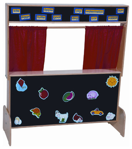 Deluxe Puppet Theater with Flannelboard