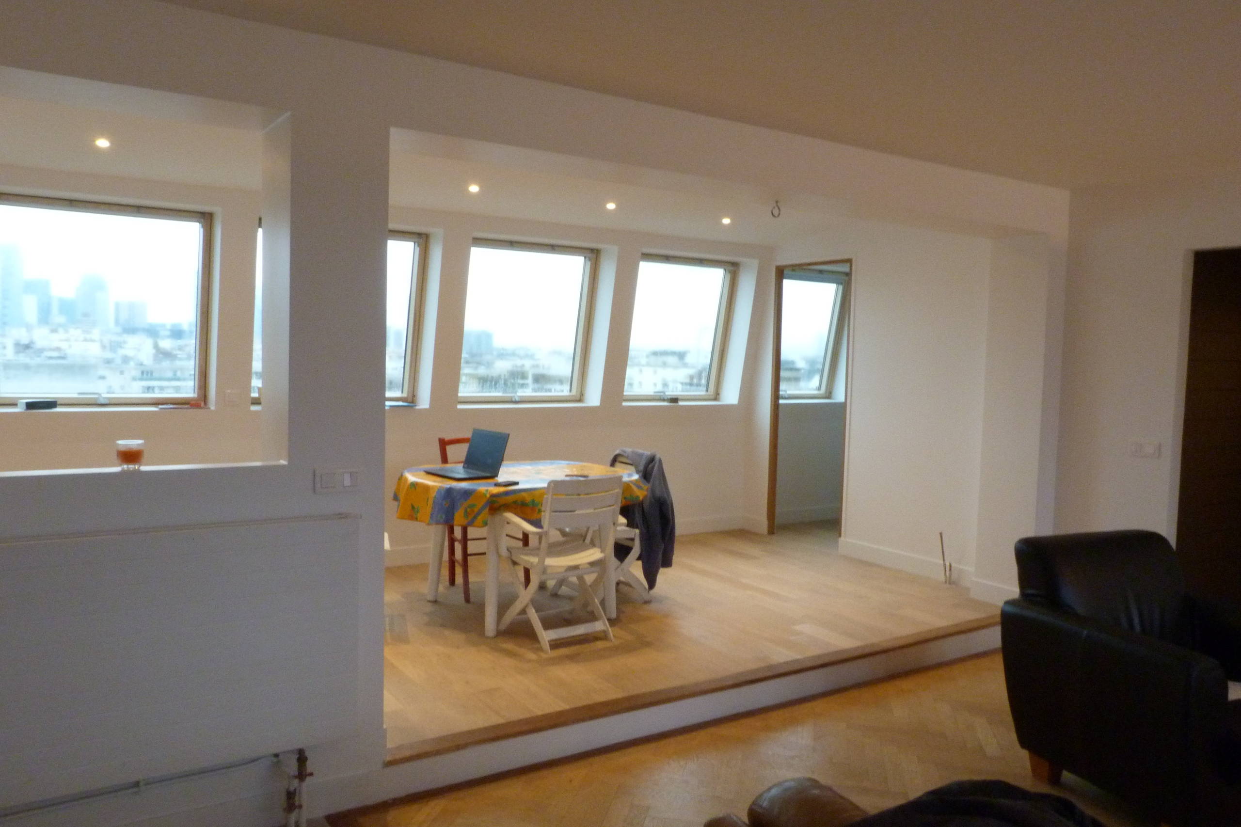 Vue de l'intérieur après intervention