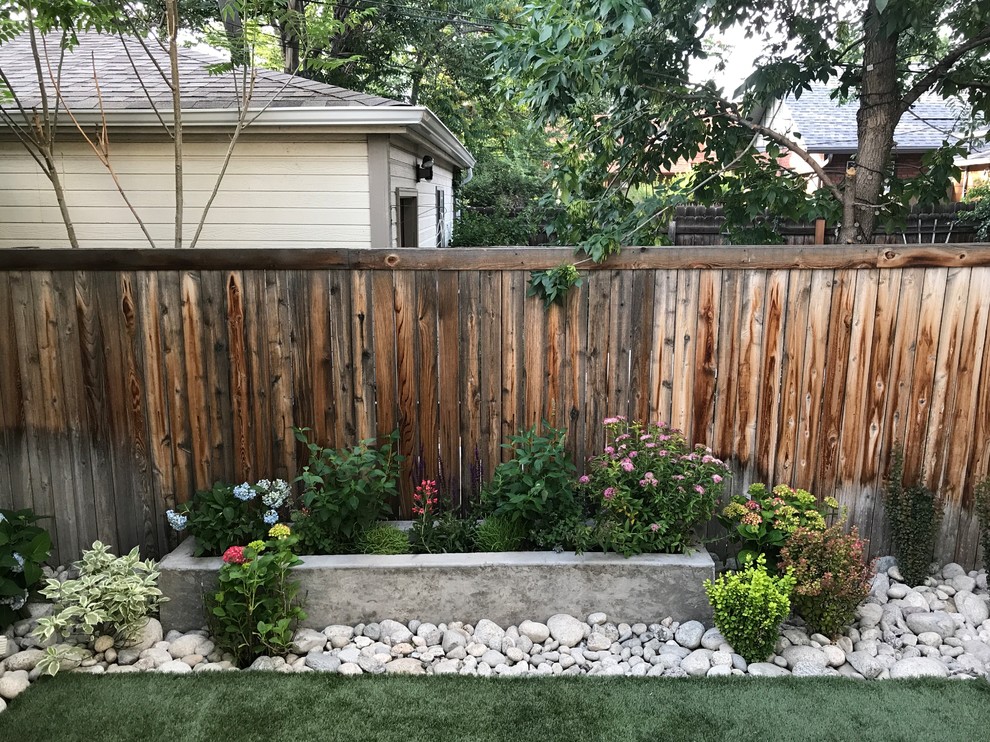 Transitional home design photo in Denver