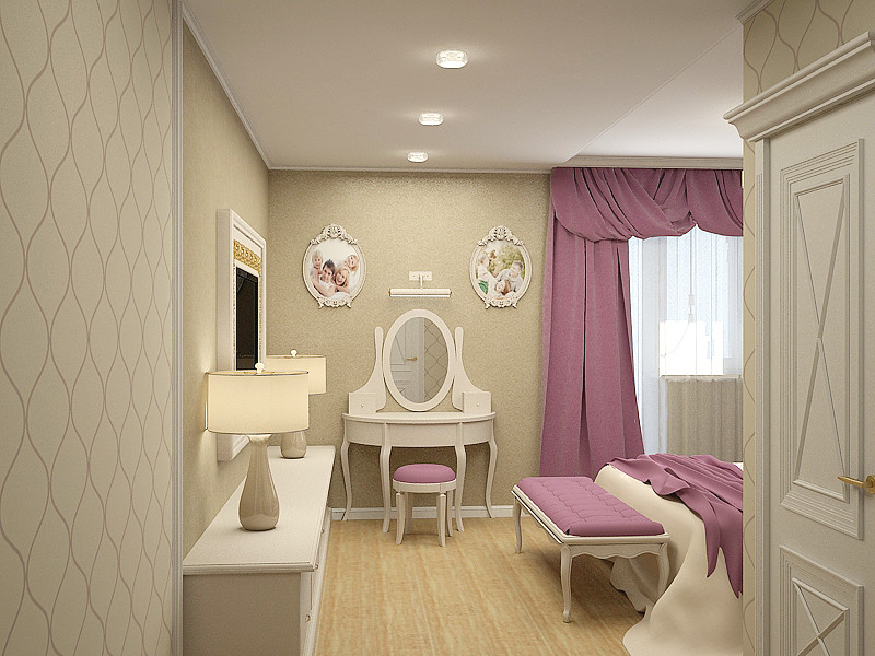 Квартира в современном классическом стиле.