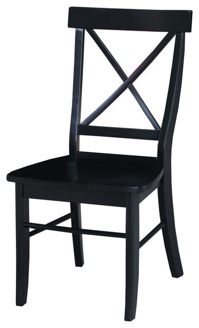 Traditional Dining Chairs x-back chair, set of 2 - traditional - dining chairs - Traditional Dining Chairs x-back chair, set of 2 - traditional - dining chairs -