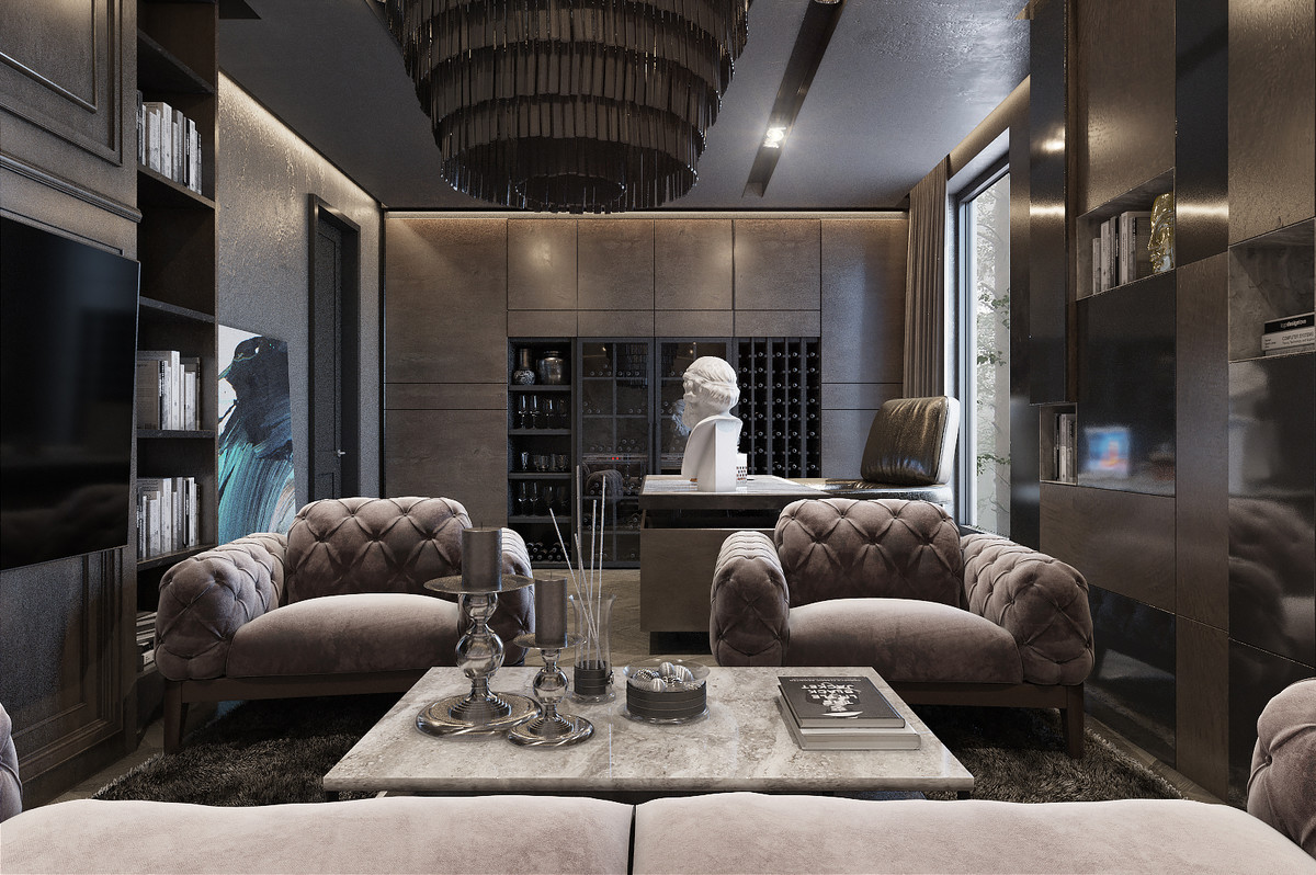 Интерьер загородного  дома