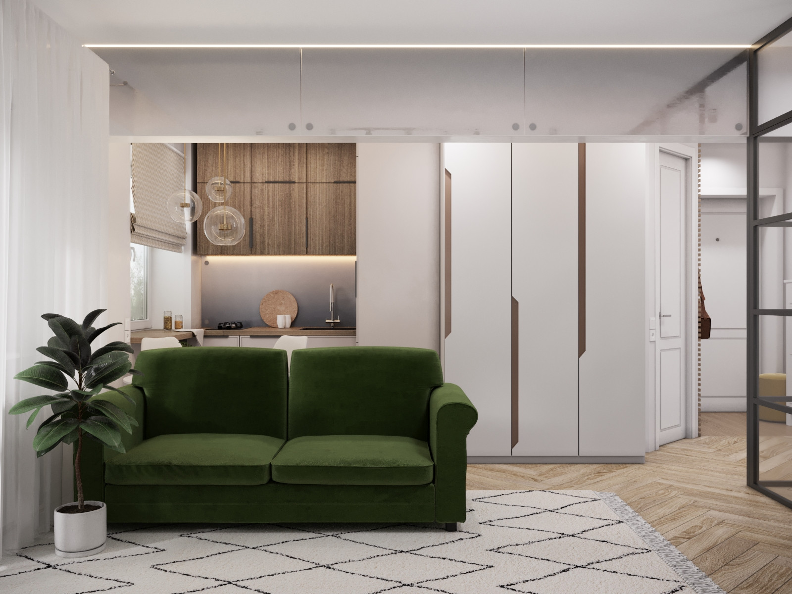 Квартира-студия на Краснопресненской