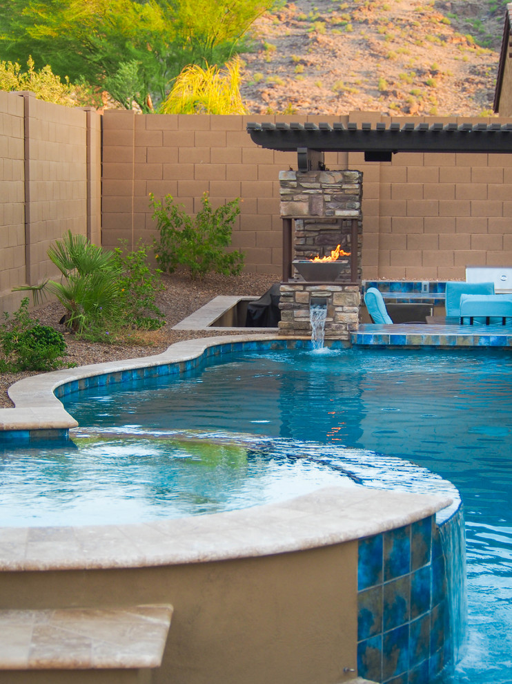 Design ideas for a beach style pool in Phoenix.