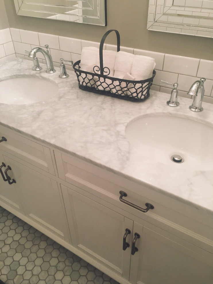 White & Chrome Bathroom