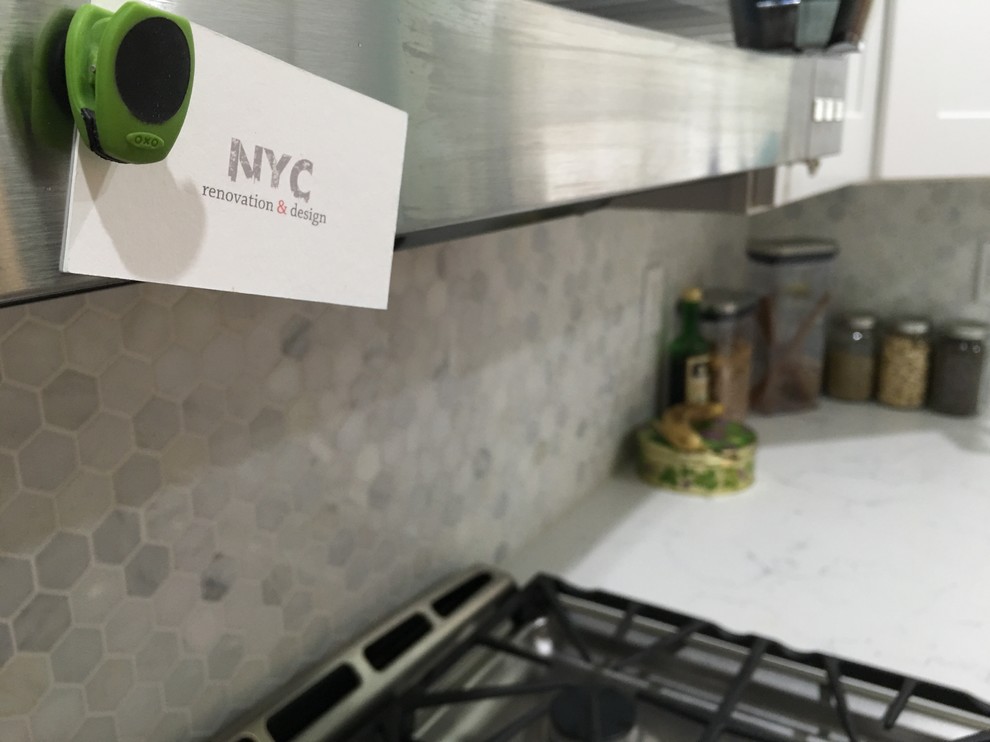 Kitchen - transitional kitchen idea in New York