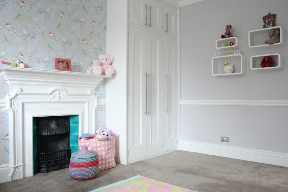 Inspiration for a transitional kids' room in London.