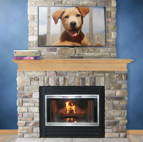 Hearth Craft Fireplace Glass Doors Installed Traditional