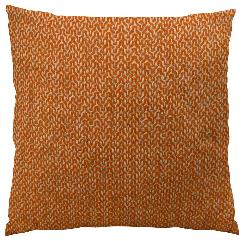 Plutus Lone Oak Cayenne Handmade Throw Pillow, Single Sided, 18x18