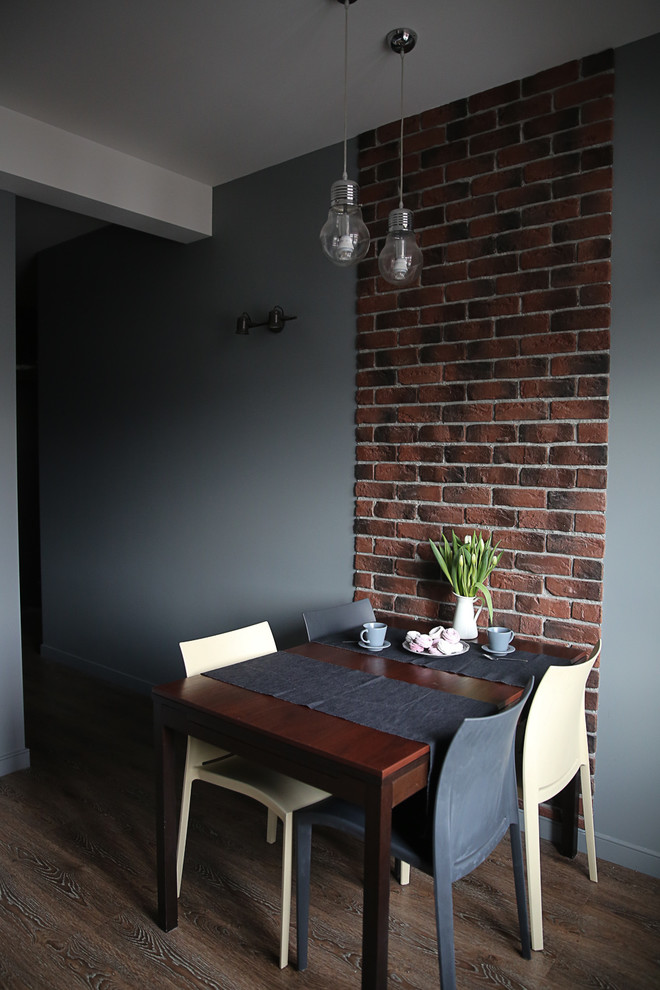 Дизайн интерьера 1-комнатной квартиры в индустриальном стиле