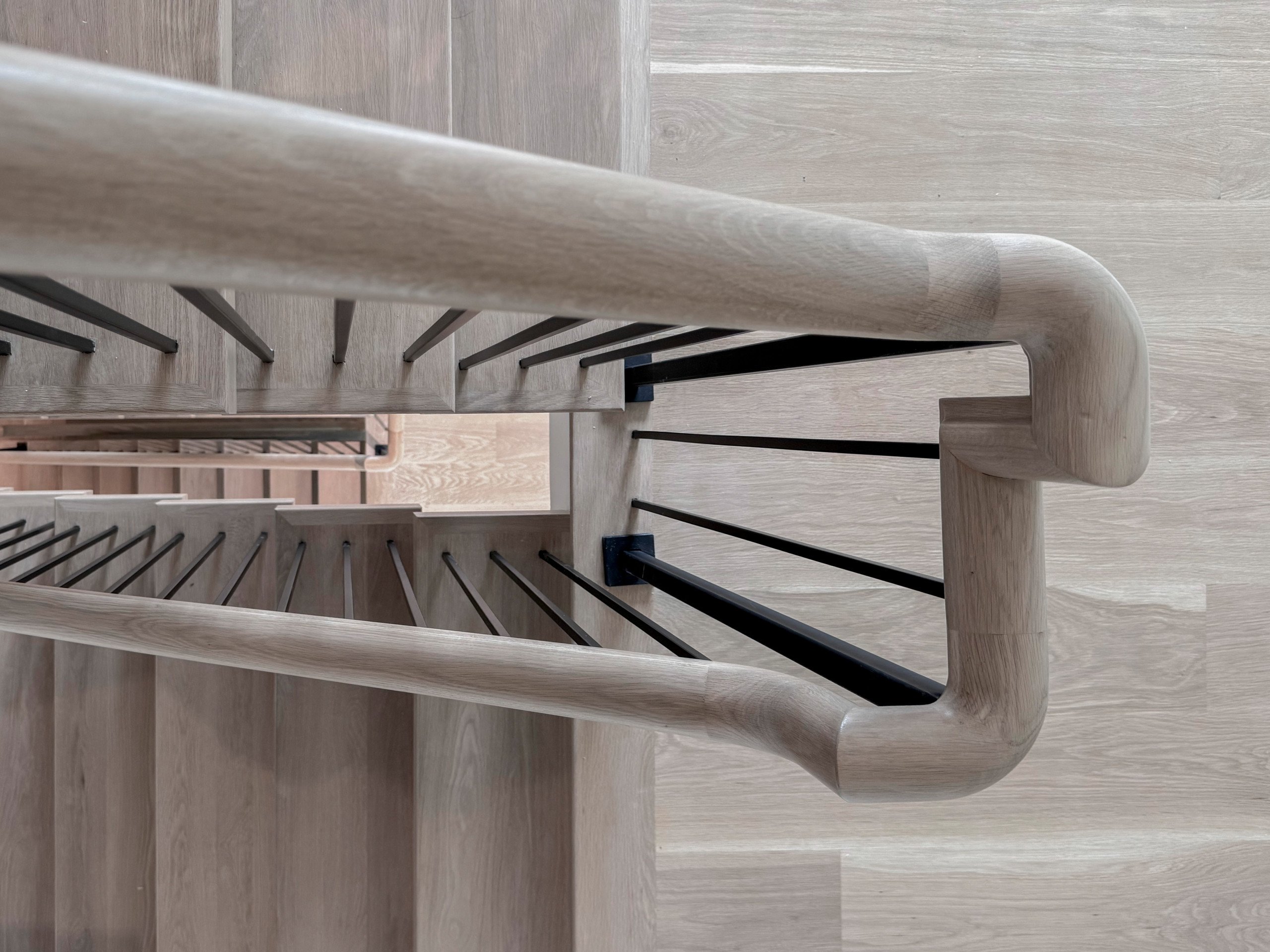 122_Modern Steel & Wood Floating Staircase, Arlington VA 22207