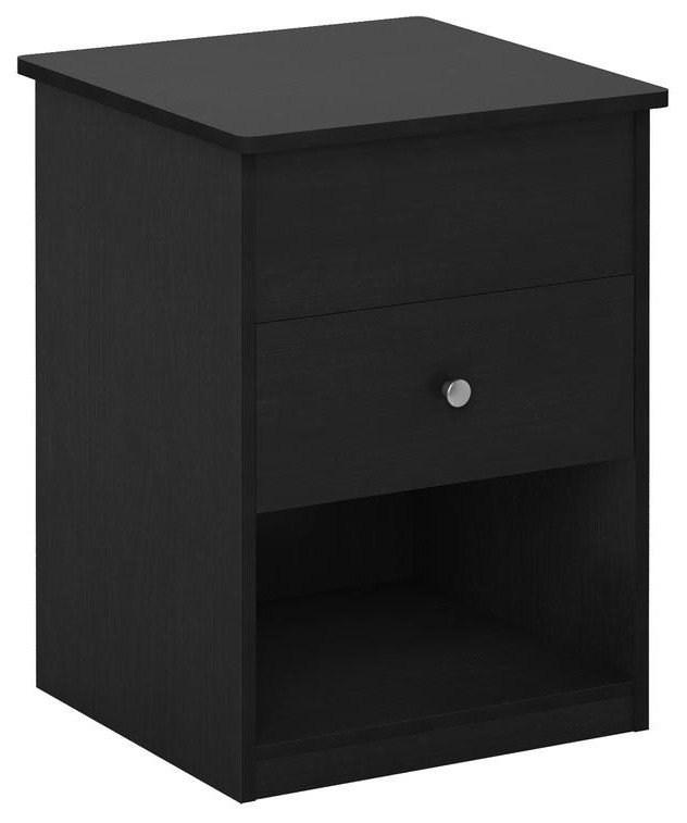 Furinno Jensen Lift Top Nightstand, Americano Transitional