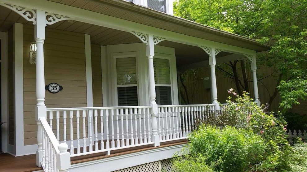 VictorianStyle House Exterior Victorian Porch Toronto by