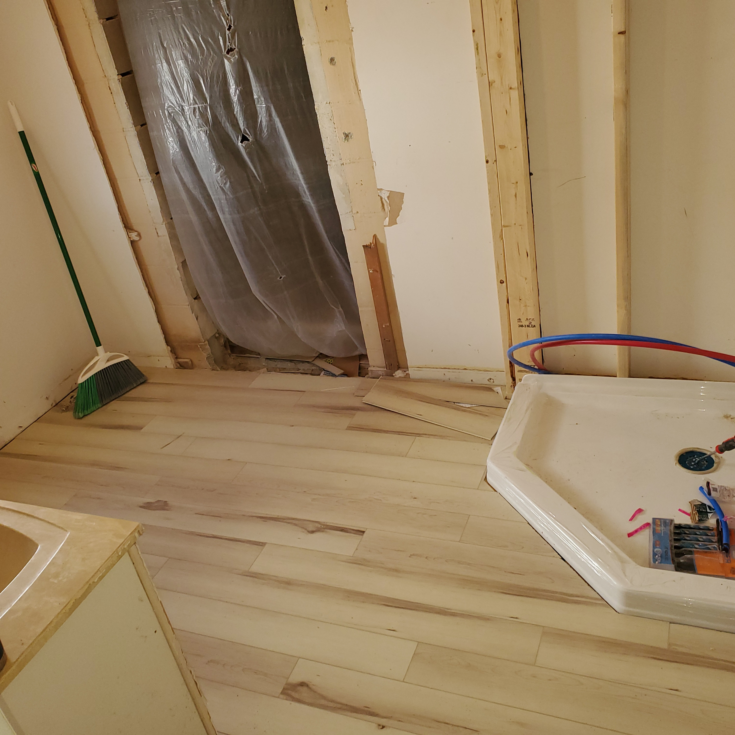 Bedroom to bathroom