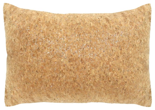 Stratton Home Decor Cork Lumbar Pillow