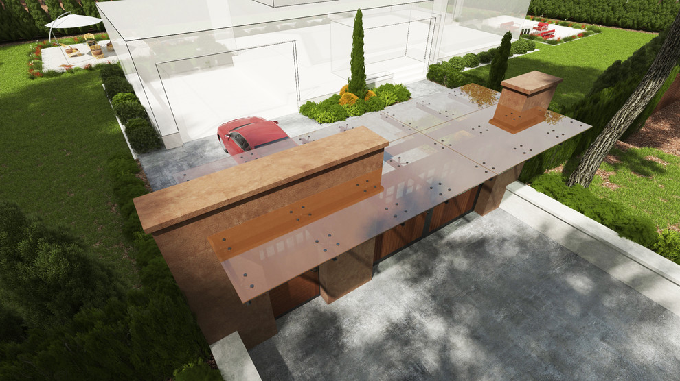 Визуализация навеса