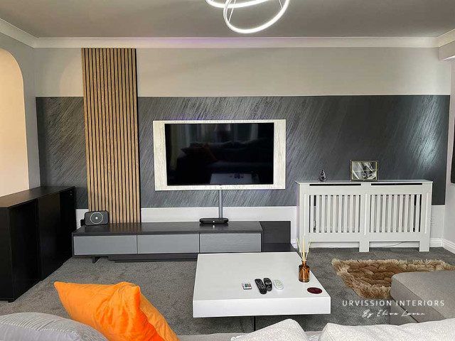 City home interior makeover moderne-dagligstue